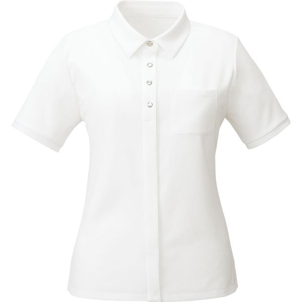フォーク nuovo ポロシャツ ホワイト １７号 FB71402-1-17（直送品）