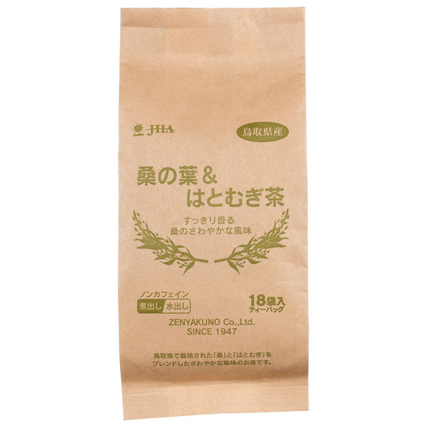 ゼンヤクノー 桑の葉＆はとむぎ茶(4g×18袋) 005161 1セット(180バッグ入：18バッグ入×10袋)（直送品）