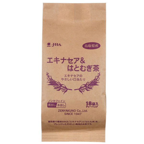 ゼンヤクノー エキナセア＆はとむぎ茶(4g×18袋) 005165 1セット(180バッグ入：18バッグ入×10袋)（直送品）