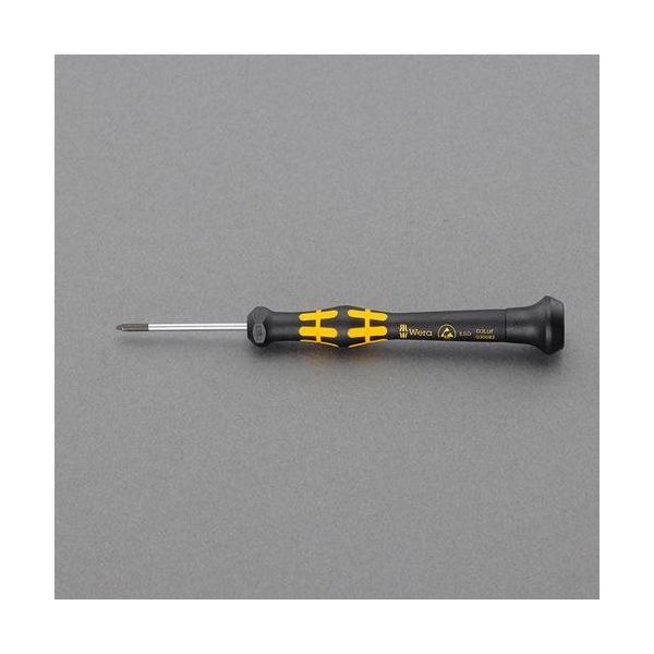 エスコ 00x 40mm [Microstix]ドライバー(精密/ESD) EA550MP-2 1セット(3本)（直送品）