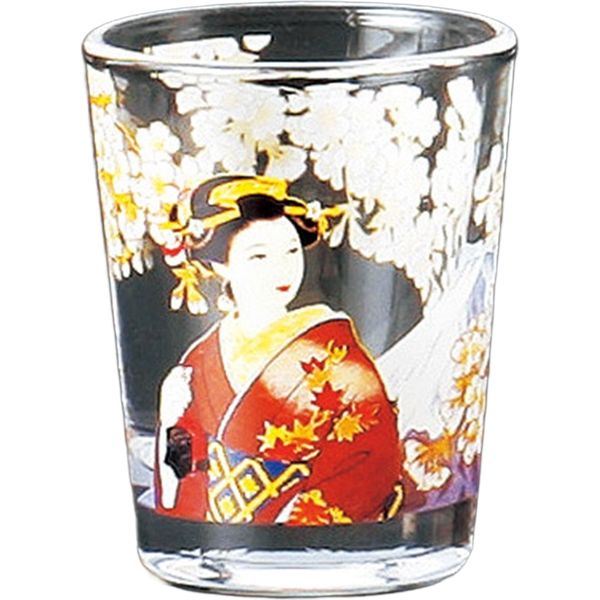陶里 日本土産 ショットグラス富士舞妓 (8個入) tri-303886401（直送品）