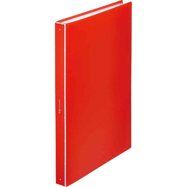 キングジム クリアーファイル ヒクタス（透明） A4 タテ型 60ポケット 赤 7281-3Tアカ 1冊