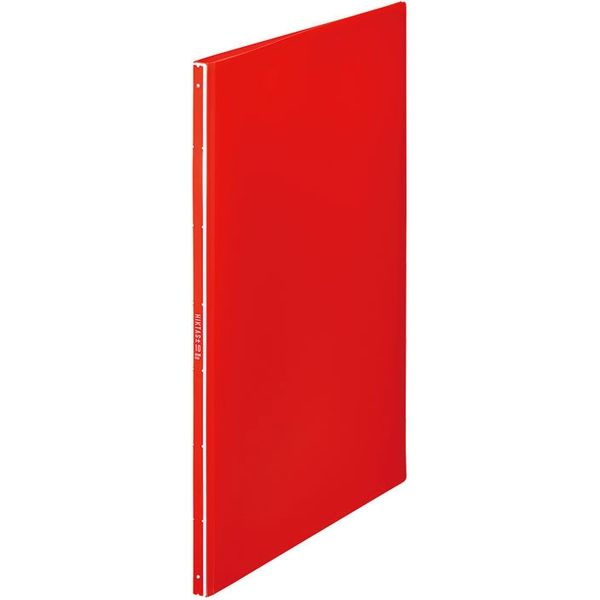 キングジム クリアーファイル ヒクタス（透明） A4 タテ型 10ポケット 赤 7281THアカ 1セット（5冊）（直送品）