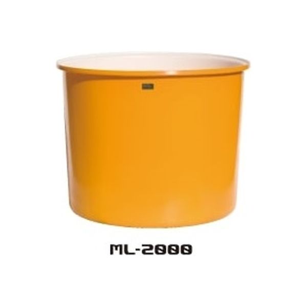 【丸型開放容器】スイコー ML型容器 ML-2000 1個（直送品）