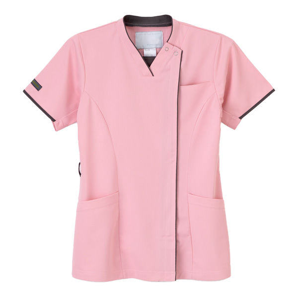 ナガイレーベン 男女兼用ニットシャツ　ピンク　BL CX-3157 1枚（取寄品）