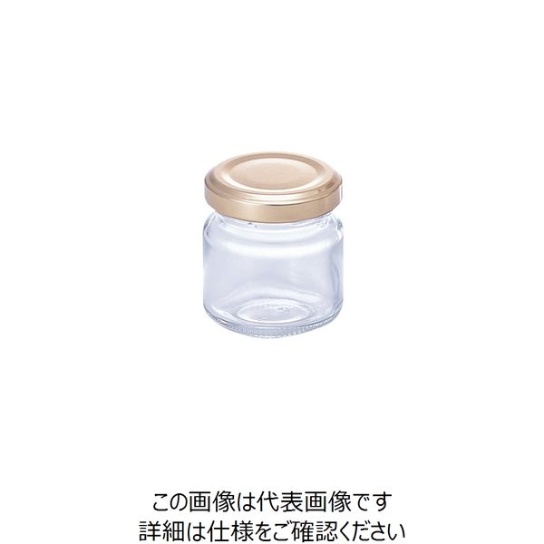 日本メデカルサイエンス ジャム瓶（短型）200mL 1セット（20個：1個×20） 3-6073-05（直送品）