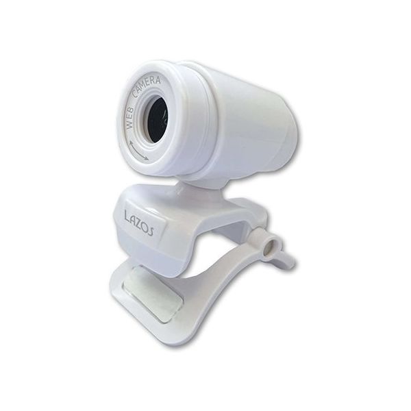 リーダーメディアテクノ WEBカメラHD ホワイト(1280×780ピクセル) L-WCHD-W 1個 64-6465-78（直送品）
