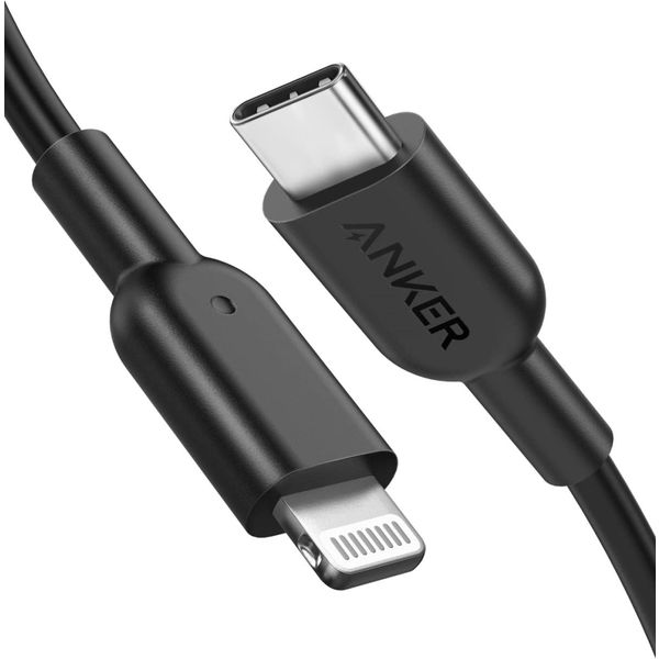 アンカー Anker PowerLine II USB-C & ライトニング ケーブル(0.9m ブラック) A8632012 1個（直送品）