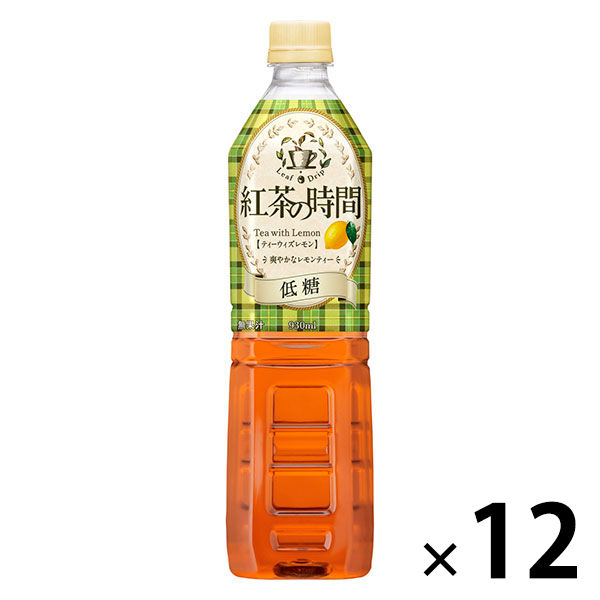 UCC上島珈琲 紅茶の時間 ティーウィズレモン 低糖 930ml 1箱（12本入）