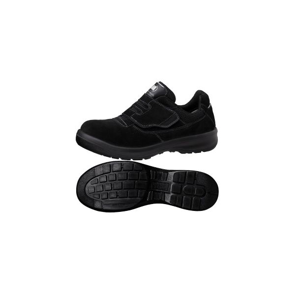 ミドリ安全 JIS規格 安全靴 スニーカータイプ G3555 小 22.5cm ブラック 1204100704 1足（直送品）