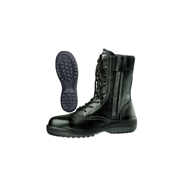 ミドリ安全 JIS規格 安全靴 長編上 ブーツ RT730Fオールハトメ 27.0cm ブラック 1830000113 1足（直送品）