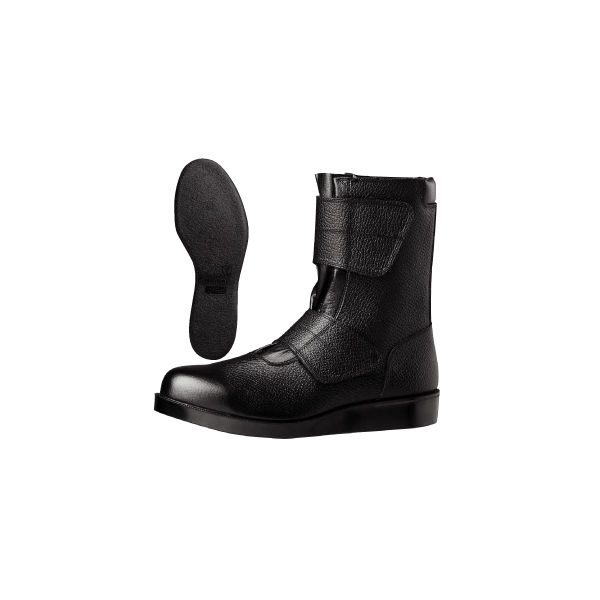 ミドリ安全 JIS規格 安全靴 耐熱 長編上 ブーツ VR235 25.5cm ブラック 1030044410 1足（直送品）