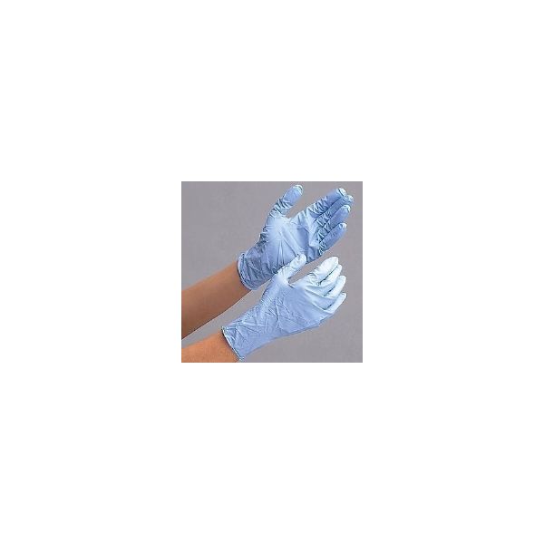 ミドリ安全 ニトリル手袋 ベルテ 752K 粉付き ブルー XL 100枚入 4049167340 1箱(100枚)（直送品）