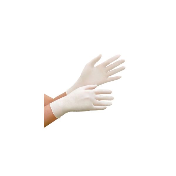 ミドリ安全 ニトリル手袋 ベルテ 783N 粉付き ホワイト M 100枚入 4049169220 1箱(100枚)（直送品）