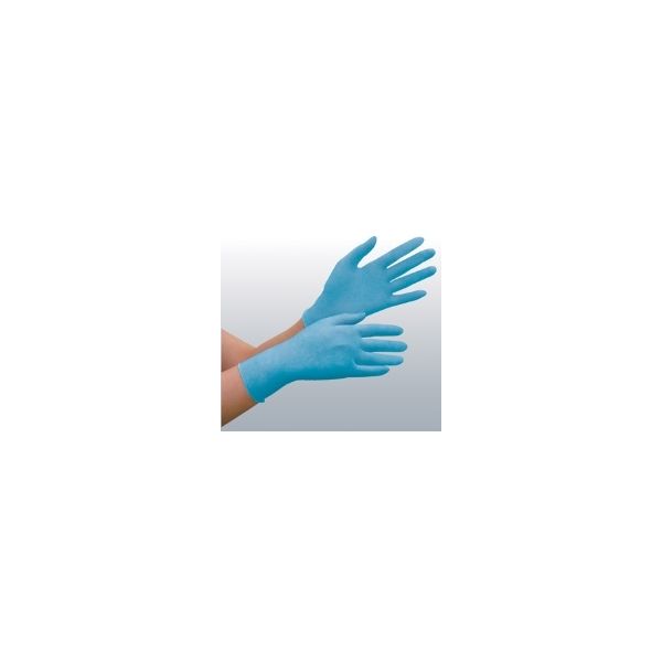 ミドリ安全 ニトリルゴム製手袋 VERTEー790 ブルー M 100枚入り 4049167520 1箱(100枚)（直送品）