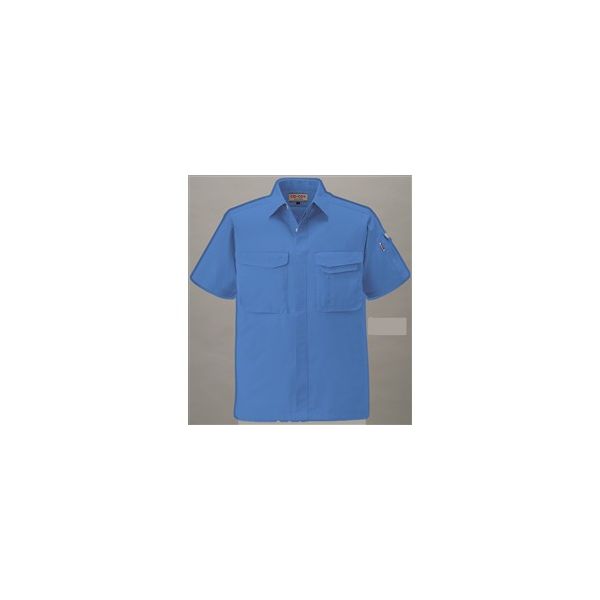 コーコス信岡 製品制電半袖シャツ Jー567 16ースカイブルー Mサイズ J-567-16-M 1着（直送品）