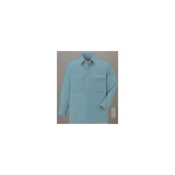 コーコス信岡 製品制電長袖シャツ Jー568 6ーペールブルー Mサイズ J-568-6-M 1着（直送品）