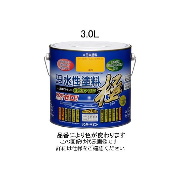 エスコ 3.0L [水性]多目的塗料(グレー) EA942E-34 1缶（直送品）