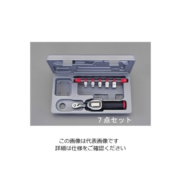 エスコ 6ー 30N・m/3/8”DR [デジタル]トルクレンチセット EA723J-3 1セット（直送品）