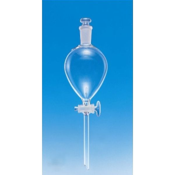 東京硝子器械 F分液ロート 300mL 頭栓19/38 1個 330-09-55-34（直送品）