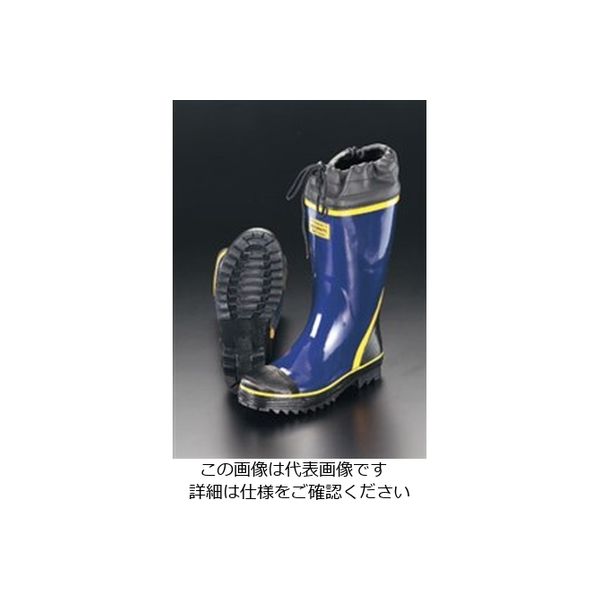 エスコ 25.5cm 安全長靴 EA998RD-25.5 1セット(2足)（直送品）