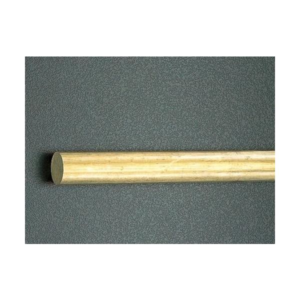 エスコ 22x 300mm 黄銅丸棒(快削) EA441BA-22 1セット(3本)（直送品）