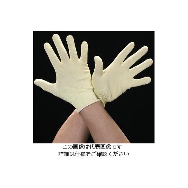 エスコ [M/210mm]手袋(耐切創/薄手・ケブラー・裏ナイロン) EA354K-11 1セット(5双)（直送品）