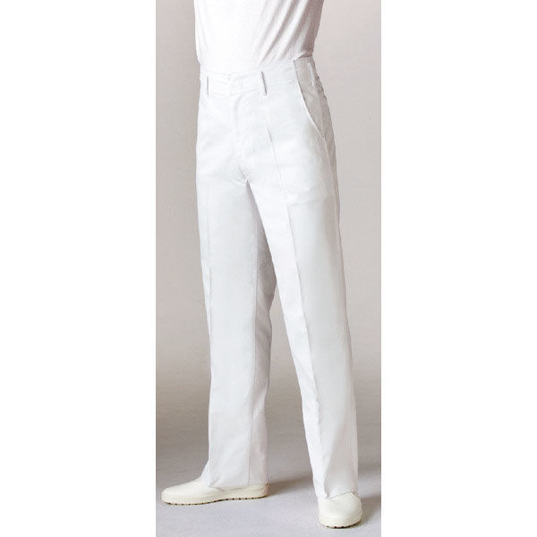 住商モンブラン パンツ（メンズ） 医療白衣 白 105cm 7-611 1枚（直送品）