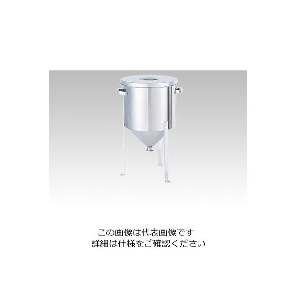 日東金属工業 ホッパー容器 平鋼脚付 10L HT-ST-FL-24 1個 1-2773-01（直送品）