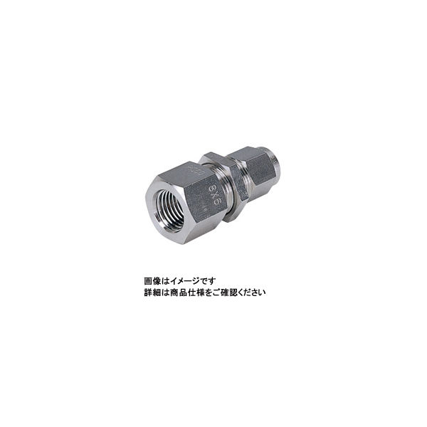 日本ピスコ SUS316締付継手 メス隔壁ストレート NSMF1613ー03 NSMF1613-03 1個（直送品）