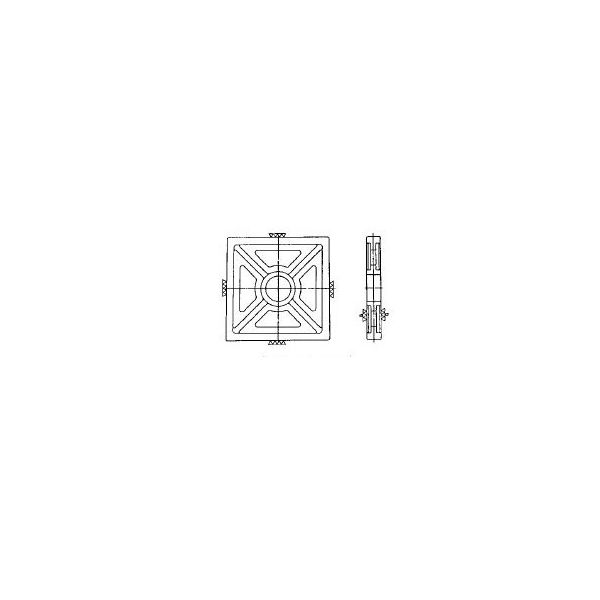 大菱計器製作所　鋳鉄製マスターアングル　300　300×300×45　300300X300X45　1台　（直送品）