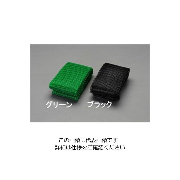 エスコ 2.0x4.0m/25mm目 アイデアネット(ブラック) EA952AD-108 1セット(2枚)（直送品）