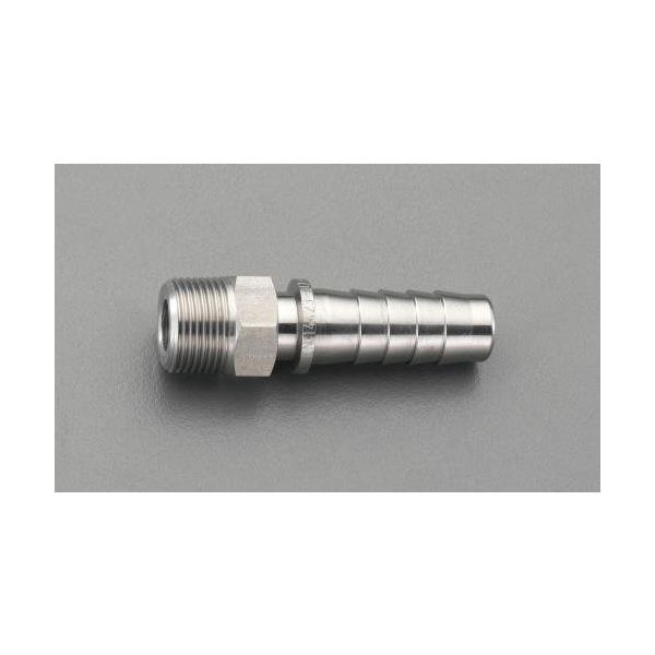 エスコ R 1/2”x13mm 雄ねじステム(スチーム用/ステンレス製) EA141BS-44 1セット(2個)（直送品）