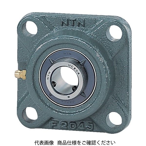 NTN G ベアリングユニット(止めねじ式)軸径20mm全長86mm全高86mm UCF204D1 1個 214-2724（直送品）