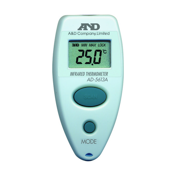 エー・アンド・デイ（A＆D） A＆D デジタル放射温度計ブルー AD5613A 1個 319-9665（直送品）