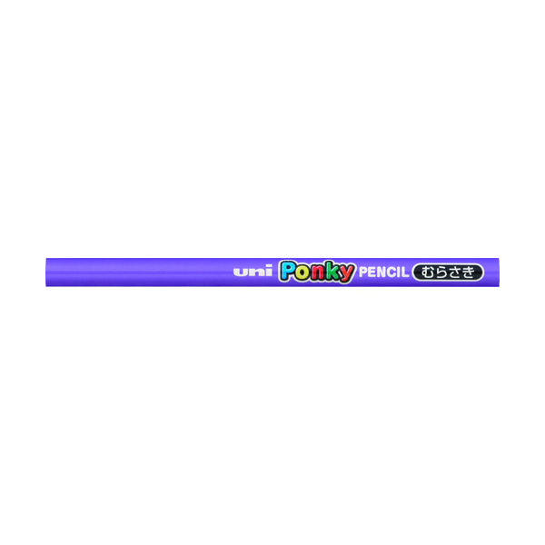 三菱鉛筆 uni 色鉛筆ポンキー単色 紫 K800.12 1本 408-8646（直送品）