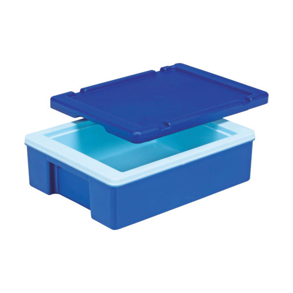 三甲 サンコー 保温・保冷ボックス 201550 サンコールドボックス#15S(本体のみ)ブルー SKCB15SH 1個 413-3781（直送品）