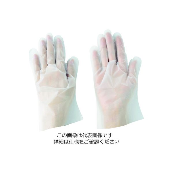 川西工業 川西 ポリエチレン手袋ストレッチ (100枚入) 2017-S 1箱(100枚) 421-8035（直送品）