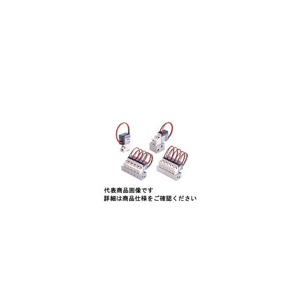 コガネイ 電磁弁G010シリーズ 直動形 サブベース配管 GA010E1-11-PL DC24V 1セット(2個)（直送品）