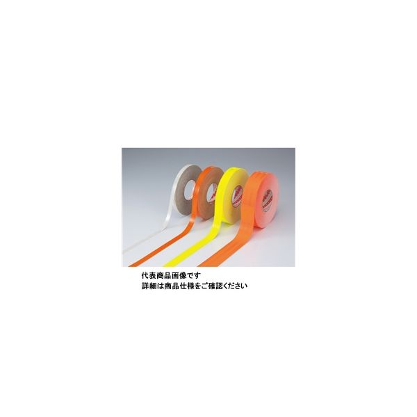 日本緑十字社 高輝度反射テープ SL1545-KY 蛍光黄 390016 1巻（直送品）