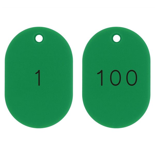日本緑十字社 番号小判札 小判札453-G（1～100） グリーン 100枚1組 200121 1組（100枚）（直送品）