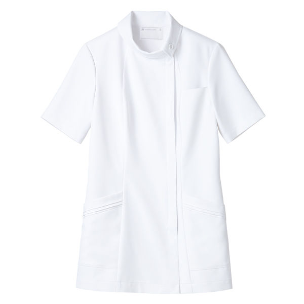 住商モンブラン ナースジャケット（半袖） 医療白衣 レディス 白 S 73-1900（直送品）