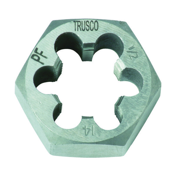 トラスコ中山 TRUSCO 六角サラエナットダイス PF1/2ー14 TD6-1/2PF14 1個 432-9317（直送品）