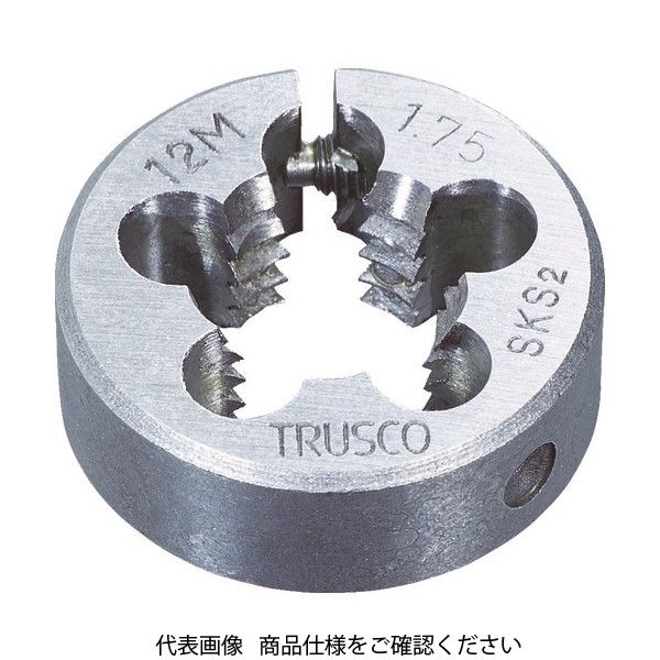 トラスコ中山 TRUSCO 丸ダイス 25径 M12X1.5 (SKS) T25D-12X1.5 1個 424-9771（直送品）