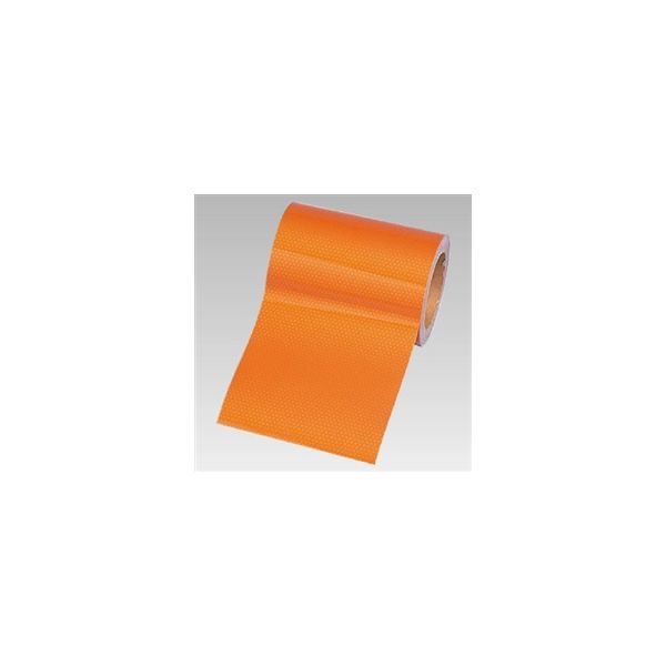 ユニット 高輝度反射テープ 150mm×10m オレンジ 374-82 1巻（直送品）