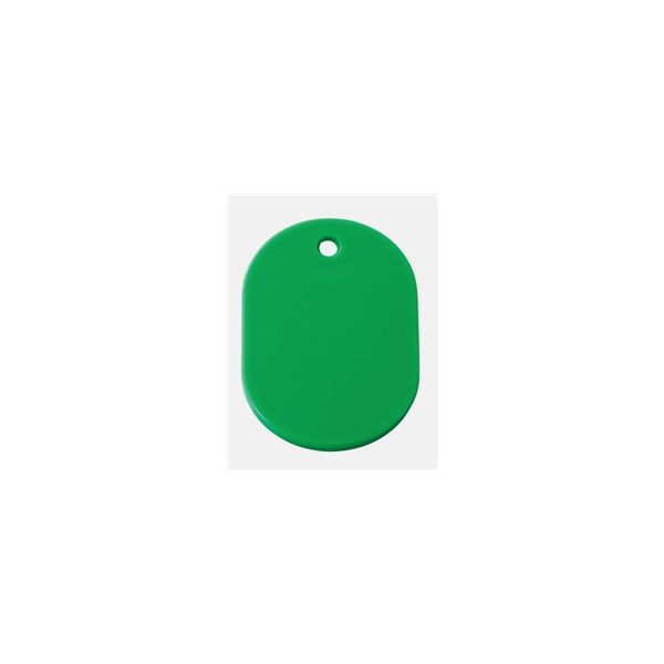 ユニット 小判札60×40 緑 50枚組 877-609 1組(50枚)（直送品）
