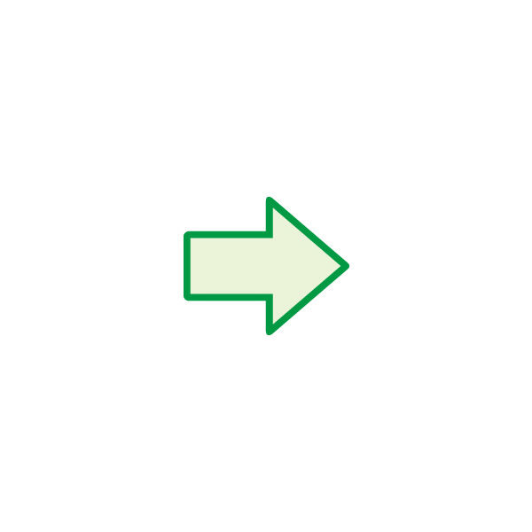 ユニット（UNIT） 蓄光矢印ステッカー（緑枠） 1枚 824-53（直送品）