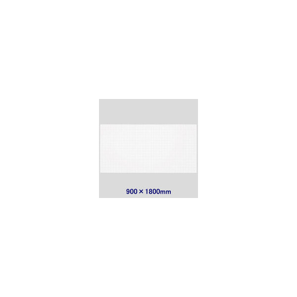 マグエックス　暗線入り薄型ホワイトボードシート（超特大）　厚さ0.35×縦900×横1800mm　  1枚　 オリジナル（わけあり品）