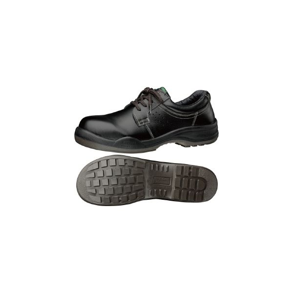 ミドリ安全 JIS規格 小指保護 安全靴 短靴 P5210 小 22.5cm ブラック 1302102104 1足（直送品）