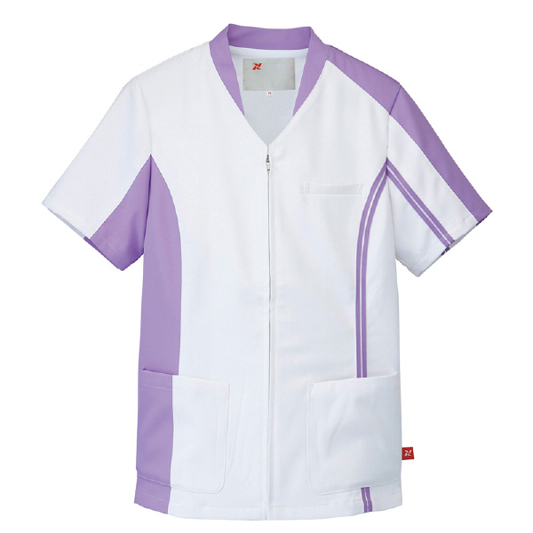 アイトス レディースジャケット 862003-069 ラベンダー SS 医療白衣（ナース服）（直送品）